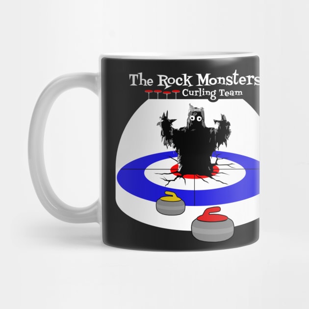 The Rock Monsters Curling Team - 2016 Logo (Alternate) by SaintEuphoria